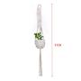 Flosky 3pcs/Set Macrame Plant Hanger Pot Holder Indoor Outdoor Rope Hanging Basket Home