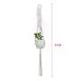 Flosky 3pcs/Set Macrame Plant Hanger Pot Holder Indoor Outdoor Rope Hanging Basket Home Flosky 3pcs/Set Macrame Plant Hanger Pot Holder Indoor Outdoor Rope Hanging Basket Home