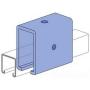 Genuine Unistrut P1834A-EG Channel Trolley Track Hanger / Joiner Support Bracket for All 1-5/8" Strut Channel