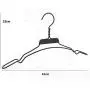 Luxury Wide Shoulder Matte Black Metal Coats Hanger for Clothes, Strong Double Line Heavy Duty Garment Hanger (10 Pieces) Luxury Wide Shoulder Matte Black Metal Coats Hanger for Clothes, Strong Double Line Heavy Duty Garment Hanger (10 Pieces)