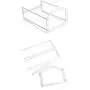 Sdoveb Standing Clothes Hanger Stacker Holder - Hanger Organizer Storage Rack for Laundry Room Closet Organizer Hold Up to 30 Hangers (White)