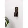 Small Leather Wall Hook, minimal wall hanging strap towel hook rack wall leather loop strap for scarf hook storage hanger towel holder coat hooks decorative