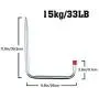 SEVGTY Utility Hooks Garage Hooks Heavy Duty Bike Hooks Ladder Hooks for Garage 8-Pack SEVGTY Utility Hooks Garage Hooks Heavy Duty Bike Hooks Ladder Hooks for Garage 8-Pack