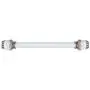 SINKITA Extendable Curtain Rods,Modern Cupboard Bars Tensions Rod Curtain Rod Closet Rod Extendable Width Adjustable Spring Tension Rods Fit in The Spaces Clothes Rod Hanger Rod -33-53 inch