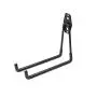 WINSOON Heavy Duty Double Utility Garage Hooks Wall Mount Hook Set Tool Tack Storage (2 x Large U Shape, Black) WINSOON Heavy Duty Double Utility Garage Hooks Wall Mount Hook Set Tool Tack Storage (2 x Large U Shape, Black)