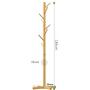 PLLP Drying Rack Hangers Coat Racks Simple Cross Base Solid Wood Childrens Clothes Rack Living Room Bedroom Hangers Storage Clothes Rack