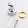 LIOOBO Brass Wall Hook Decorative Robe Coat Hook Bathroom Towel Hanger Closet Clothes Hat Hanging Rack for Kitchen Home (Silver)