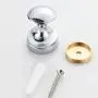 LIOOBO Brass Wall Hook Decorative Robe Coat Hook Bathroom Towel Hanger Closet Clothes Hat Hanging Rack for Kitchen Home (Silver)