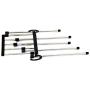 dezirZJjx Pants Hangers Slacks Hangers, 5-in-1 Pants Hanger Wardrobe Jeans Retractable Storage, Clothes Rack Space Saver
