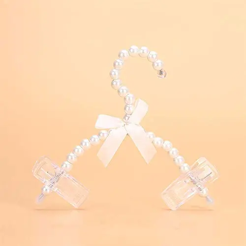 SAASNY Fashion 20cm Pearl Bow Clothes Clothing Hangers for Kids Children Pet Dog Cat 10 Pieces Ideal for Home and Shops SAASNY Fashion 20cm Pearl Bow Clothes Clothing Hangers for Kids Children Pet Dog Cat 10 Pieces Ideal for Home and Shops