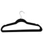 20pcs Non-Slip Flocked Velvet Huggable Hangers Clothes Hangers Shirts Sweaters Dress Hanger Hook Drying Rack