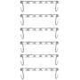 10pcs Magic Clothes Hanger Hanging Chain Metal Cloth Closet Hanger Shirts Tidy Save Space Organizer Hangers for Clothes-Home Decoration