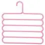 5pcs Random Color Multi-Purpose Clothes Hanger 5 Layers Pants Hanger Cloth Rack Multilayer Storage Scarf Tie Space-Saving Clothes Hanger 5pcs Random Color Multi-Purpose Clothes Hanger 5 Layers Pants Hanger Cloth Rack Multilayer Storage Scarf Tie Space-Saving Clothes Hanger