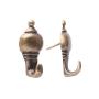 Mike Home 20 Pcs Zinc Alloy Pushpin Hook Hanger Reusable Hanging Hooks
