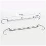 10pc Multi-Function Metal Wonder Rack Bathroom Hanger Wardrobe Clothes Hanger Storage Magic Creative Design Rack