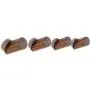 Coat Hooks Natural Wooden Coat Hangers Pack of 4 Wall Mounted Wall Hooks Hat Organizer Clothes Rack(Black Walnut, 2.4 inch) Coat Hooks Natural Wooden Coat Hangers Pack of 4 Wall Mounted Wall Hooks Hat Organizer Clothes Rack(Black Walnut, 2.4 inch)
