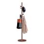 DNSJB Wooden Coat Rack Stand Floor Standing Tree Clothes Hat Hanger Stand with 7 Hooks 360° Rotation Height Adjustable, Height 68.9 in 3 Colors (Color : Walnut) DNSJB Wooden Coat Rack Stand Floor Standing Tree Clothes Hat Hanger Stand with 7 Hooks 360° Rotation Height Adjustable, Height 68.9 in 3 Colors (Color : Walnut)