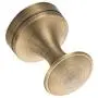 LIOOBO Brass Wall Hook Decorative Robe Coat Hook Bathroom Towel Hanger Closet Clothes Hat Hanging Rack for Kitchen Home (Bronze)