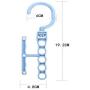 5Hole Practical Clothes Hanger Rack Space Saver Organizer Magic Hanger Closet Organizer Space Save 10pcs Color Random 5Hole Practical Clothes Hanger Rack Space Saver Organizer Magic Hanger Closet Organizer Space Save 10pcs Color Random