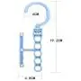 5Hole Practical Clothes Hanger Rack Space Saver Organizer Magic Hanger Closet Organizer Space Save 10pcs Color Random