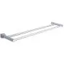 Valensha 60cm Towel Rack, Hand Towel Ring Towel Bar Holder Bathroom Double Towel Rack 2 Bar Space Aluminum Kitchen Towel Bar Bath Towels Hanger Hook, Wall Hanging Cloth Holder Valensha 60cm Towel Rack, Hand Towel Ring Towel Bar Holder Bathroom Double Towel Rack 2 Bar Space Aluminum Kitchen Towel Bar Bath Towels Hanger Hook, Wall Hanging Cloth Holder