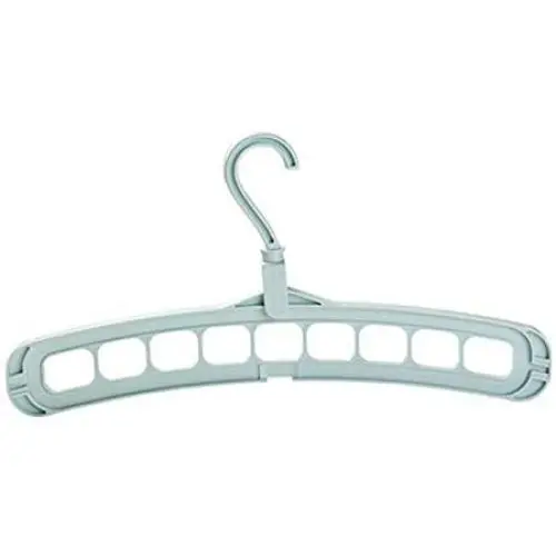 ZHONGLI Nine-Hole Rotating Magic Hanger Folding Space Saving Clothes Hangers Multi-Function Hanger Wardrobe Drying Clothes