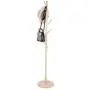 Jeffergrill Assembled Wooden Coat Hat Stand Tree Jacket Cloth Vertical Hanger Rack 8 Hooks(Brown)