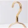 10pcs Random Color Clothes Hanger Durable Antideformation Aluminium Alloy Closet Adult Skirt Dress Clothing Towel Storage Rack Hangers for Clothes