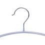 Nature Smile 10 Pack Non-Slip Suit Hanger,Coat Jacket Hangers,Sweater Hangers,PVC-Coating Metal Hangers for Pants,Shawls,Belts,Bras - Dimple & Crease Free T-Shirt Hangers,Silvery Grey Color
