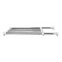 BAOYOUNI Tension Rod Shelf Expandable Closet Organizer Heavy Duty Adjustable Clothes Hanger Rack DIY Space Saver Layered Separator Divider 27.17-36.02, Ivory BAOYOUNI Tension Rod Shelf Expandable Closet Organizer Heavy Duty Adjustable Clothes Hanger Rack DIY Space Saver Layered Separator Divider 27.17-36.02, Ivory