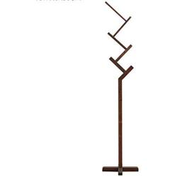 Floor Coat Rack Hanger Clothes Rack, Wood Color, Black Walnut,40cm30cm187cm Haiming (Color : Black Walnut)