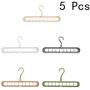 Vosarea 9 Holes Clothes Hanger Plastic Clothing Storage Racks Wardrobe Coat Hook Holder 5pcs Vosarea 9 Holes Clothes Hanger Plastic Clothing Storage Racks Wardrobe Coat Hook Holder 5pcs