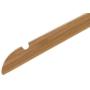 SSWBasics Bamboo Hangers for Clothes - Hanger 17" - Case of 50
