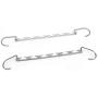 10Pcs Multifunctional Drying Storage Rack Clothes Folding Metal Quick Hanger Organizer Closet Hangers for Clothes Coat Hanger Decoration