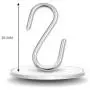 Waycreat 120Pcs Stainless Steel 1 Inch S Hooks Connectors S-shaped Hook