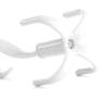 Leyeet 360-degree Rotation Hanging Hook Storage Hanger Home Use for Clothes Bag Hat Scarf (Color : White)