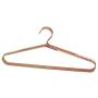 KOOBAY 6Pack 16.5inch Rose Gold Color King Size Non Slip Aluminum Laundry Hangers Clothes Storage Suit Coat Hangers with Anti-Slip Strips