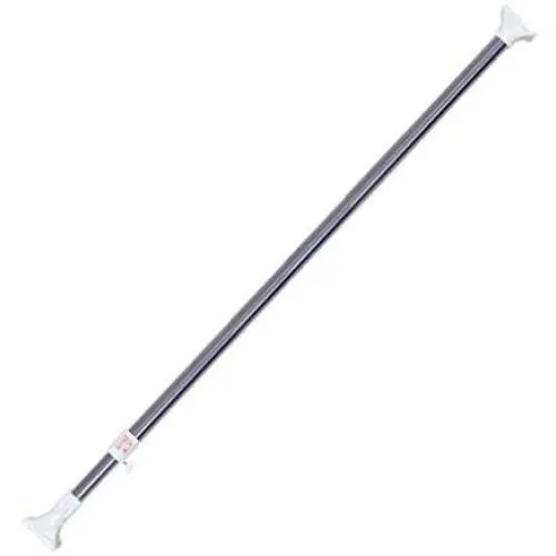 Hershii Straight Shower Curtain Rod Expandable Rail Adjustable Tension Pole Clothes Hanger Heavy Duty Square Head Garment Drying Rack 97.64-137.79 Inches Hershii Straight Shower Curtain Rod Expandable Rail Adjustable Tension Pole Clothes Hanger Heavy Duty Square Head Garment Drying Rack 97.64-137.79 Inches