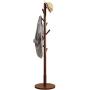 Xuejuanshop Entryway Coat Tree Coat Rack Free Standing Solid Wood Coat Rack Bedroom Clothes Rack Home Creative Hanger Storage Hat Stand