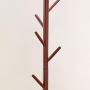 TLTLYMJ Coat Rack, Solid Wood Bedroom Hangers, Home Floor, Simple Office Clothes Rack (Color : Wood Color)