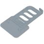 Jeffergarden Clothes Hanger Wall Mounted 4Hole Clothes Dryer Punch-Free Adhesive Laundry Rack for Jacket Coat Scarf Hat Leash Keys(Grey)