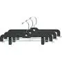 The Great American Hanger Company Matte Black Plastic Bottom Hanger, Boxes of 100 Space Saving Hangers w/ 360 Degree Nickel Swivel Hook for Skirt and Pants The Great American Hanger Company Matte Black Plastic Bottom Hanger, Boxes of 100 Space Saving Hangers w/ 360 Degree Nickel Swivel Hook for Skirt and Pants