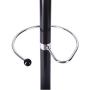 Chenway Desk Clothes Coat Rack Floor Hanger Simple Coat Rack for Bedroom Hanging Coat Hat Hanger Living Room Shelf 40x40x175cm Black [Ship from USA Directly] (B)