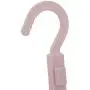 Fdit1 Multifunctional Foldable 4 Holes Drying Rack Clothes Hanger Clothing Hook Quality PP Material(2#)