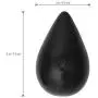 Vosarea Wall Hanging Hooks Wooden Water Drop Shaped Coat Hat Clothes Heavy Duty Hanger Raindrop Hooks