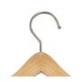 NAHANCO MINI8RC Mini Wooden Top Hanger with Clips, 8" (Pack of 100)