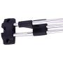 NTS 250mm，350mm,450mm Stainless Steel Retractable Wardrobe Rail Clothes Hanger Towel Coat Racks Closet Rod (250MM)
