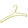 10pcs Random Color Luxury Wide Fancy Colorful Aluminum Alloy Hanger for Clothes, Metal Shirts Dress Coats Tops Hotel Hanger