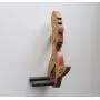 Ukulele Wall Mount Hanger, Hand Carved Mermaid Ukulele Wall Mount Hanger, Hand Carved Mermaid