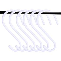 6 Inch White S Hooks Large Vinyl Coated S Hooks Heavy Duty Non